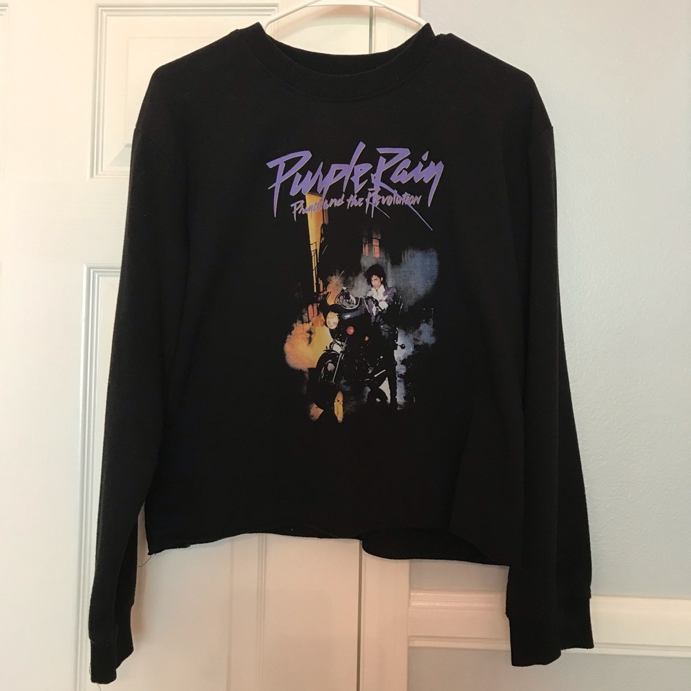 Prince Purple Rain Graphic Sweatshirt
